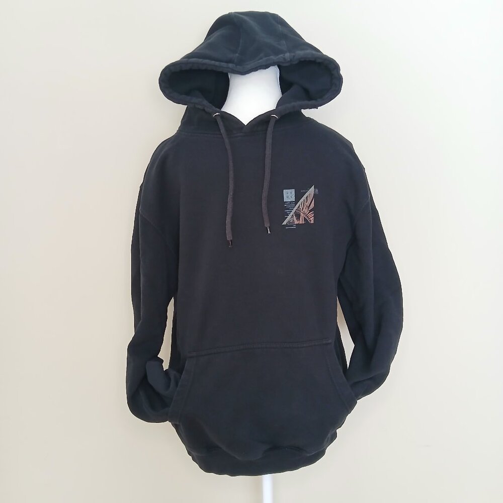 Lira Men's Graphic Hoodie Black Size Large